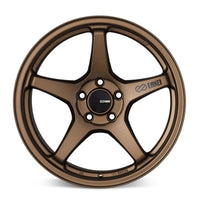 Enkei TS-5 18x9.5 5x120 45mm Offset 73mm Bore Matte Bronze and Gloss Black(TYPE R FITMENT)