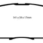 EBC 04-07 Lexus RX330 3.3 Yellowstuff Front Brake Pads