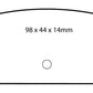 EBC 93-94 Eagle Talon 1.8 Redstuff Rear Brake Pads
