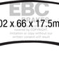 EBC 15+ Cadillac Escalade Ext/Esv 6.2 2WD Extra Duty Front Brake Pads