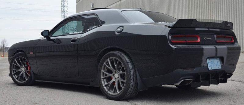 2015+ Dodge challenger rear diffuser version 2  Too Fast Autoparts