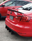 2011-2014 volkswagen gli mk6 rear diffuser+Rear corner spats  Too Fast Autoparts