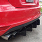 2011-2014 volkswagen gli mk6 rear diffuser+Rear corner spats  Too Fast Autoparts