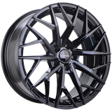 Ruffino Atrax Gloss BlackRUF5217001 | Size: 17x7.5 | Bolt Pattern: 4x100 | Offset: 40 | Center Bore: 73.1
