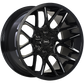 Ruffino HARD Tactical Gloss Black - Milled EdgeRUF4920001 | Size: 20x10.0 | Bolt Pattern: 6x135/6x139.7 | Offset: -12 | Center Bore: 87.1
