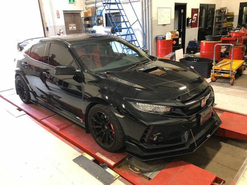 2017+ Honda civic type r lip version 2 Front Splitter | Too Fast Autoparts | Order Online