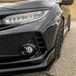 2017+ Honda civic type r lip version 2 Front Splitter | Too Fast Autoparts | Order Online