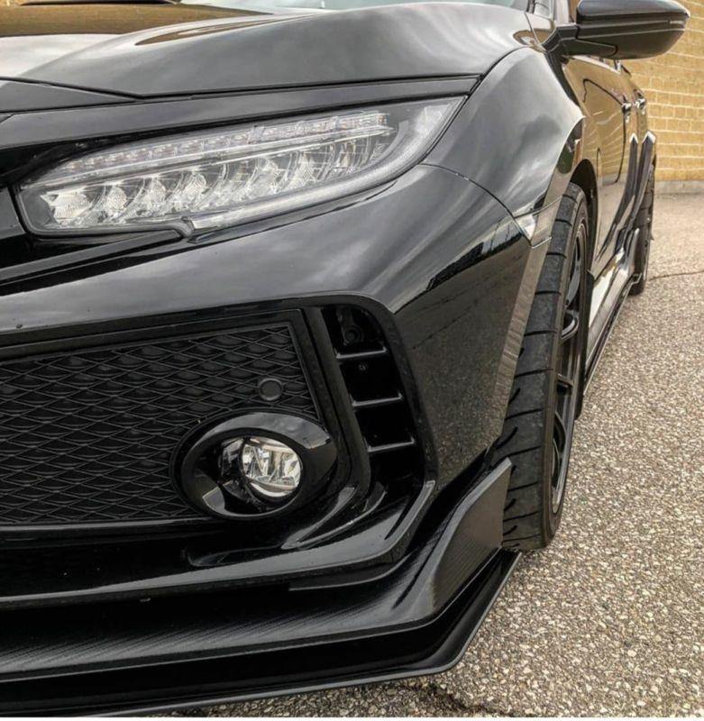 2017+ Honda civic type r lip version 2 Front Splitter | Too Fast Autoparts | Order Online