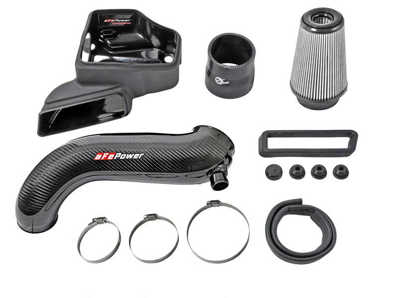 aFe 15-19 VW Golf R (MKVII) L4-2.0L (t) Track Series Carbon Fiber Intake System w/ Pro DRY S Filter | Too Fast Autoparts | Order Online