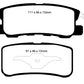 EBC 11-14 Chrysler 200 3.6 Yellowstuff Rear Brake Pads