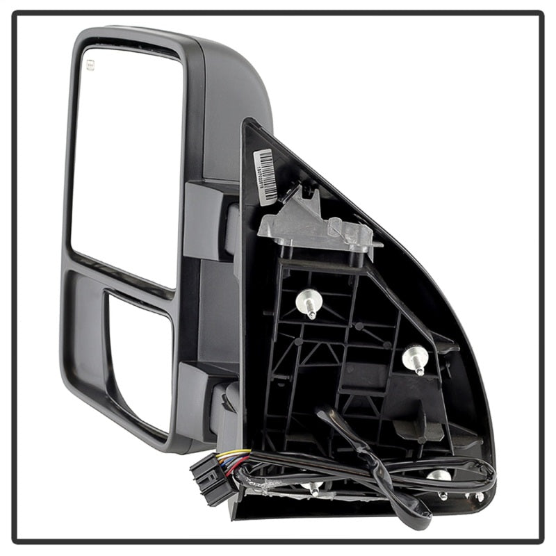 xTune Ford SuperDuty 08-15 Extendable Heated Mirrors w/ LED Signal Smoke MIR-FDSD08S-PW-SM-SET