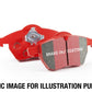 EBC 2017+ Kia Stinger 3.3L Twin Turbo Redstuff Rear Brake Pads