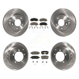 Transit Auto - Front Rear Disc Brake Rotors And Ceramic Pads Kit For Mitsubishi Lancer K8C-101017