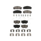 Front Rear Ceramic Brake Pads Kit For 2022 Toyota Camry TRD With Manual Parking KCX-100549