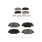 Front Rear Ceramic Brake Pads Kit For 2020-2022 Honda CR-V FULL HYBRID EV-GAS (FHEV) engine KCX-100550