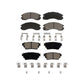 Front Rear Ceramic Brake Pads Kit For Mitsubishi Outlander PHEV KCX-100553