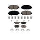 Front Rear Ceramic Brake Pads Kit For Toyota Corolla Prius Prime KCX-100561