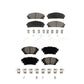 Front Rear Ceramic Brake Pads Kit For 2020 Toyota Highlander With Electric Parking KCX-100581
