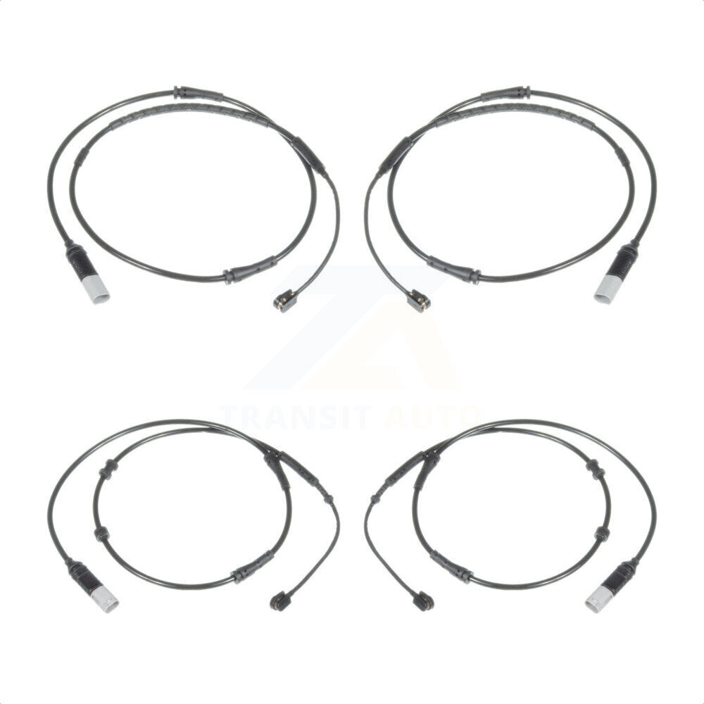 Mpulse Front Rear Disc Brake Pads Wear Sensor (4 Pack) For 2012 BMW 750i GAS engine KSE-100445