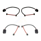 Mpulse Front Rear Disc Brake Pads Wear Sensor (4 Pack) For 2008-2009 Porsche Cayenne w Red Calipers KSE-100446