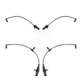 Mpulse Front Rear Disc Brake Pads Wear Sensor (4 Pack) For 2018-2019 Audi A5 2.0L KSE-100449
