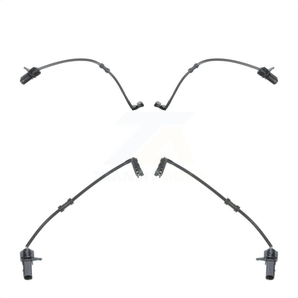 Mpulse Front Rear Disc Brake Pads Wear Sensor (4 Pack) For 2010 Audi A8 Quattro 4.2L with 330mm OR 356mm Rotor KSE-100451