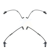 Mpulse Front Rear Disc Brake Pads Wear Sensor (4 Pack) For 2010 Audi A8 Quattro 4.2L with 330mm OR 356mm Rotor KSE-100451