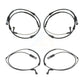 Mpulse Front Rear Disc Brake Pads Wear Sensor (4 Pack) For 2010 BMW X6 M with 4.4L KSE-100452