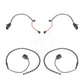 Mpulse Front Rear Disc Brake Pads Wear Sensor (4 Pack) For 2011 Audi S6 5.2L KSE-100456