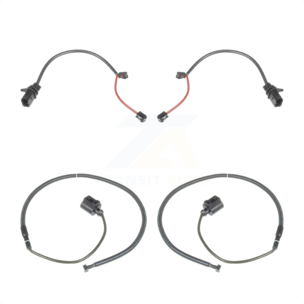 Mpulse Front Rear Disc Brake Pads Wear Sensor (4 Pack) For 2011 Audi S6 5.2L KSE-100456