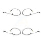 Mpulse Front Rear Disc Brake Pads Wear Sensor (4 Pack) For 2006-2010 BMW 650Ci 4.8L KSE-100457