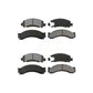 Front Rear Semi-Metallic Brake Pads Kit For Chevrolet P30 GMC P3500 Workhorse Custom Chassis P32 P42 W42 C3500HD FasTrack FT1261 FT1461 FT1601 FT1801 FT1802 KSM-100548