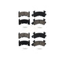 Front Rear Semi-Metallic Brake Pads Kit For Chevrolet Camaro Pontiac Firebird Cadillac Eldorado Buick Riviera Seville Oldsmobile Toronado KSM-100549
