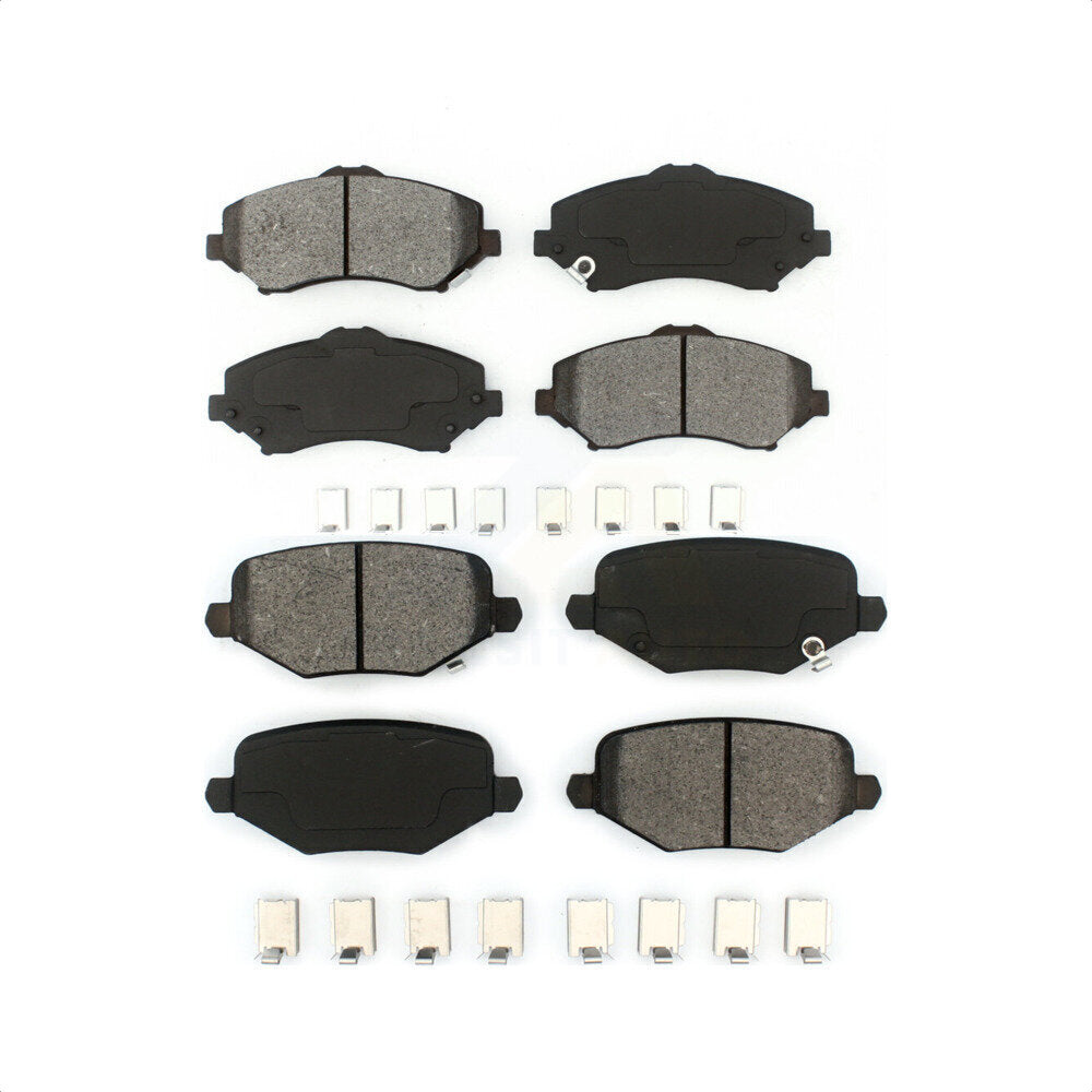 Front Rear Semi-Metallic Brake Pads Kit For Dodge Grand Caravan Chrysler Town & Country Journey Ram C/V Volkswagen Routan KSM-100552