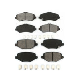 Front Rear Semi-Metallic Brake Pads Kit For Dodge Grand Caravan Chrysler Town & Country Journey Ram C/V Volkswagen Routan KSM-100552