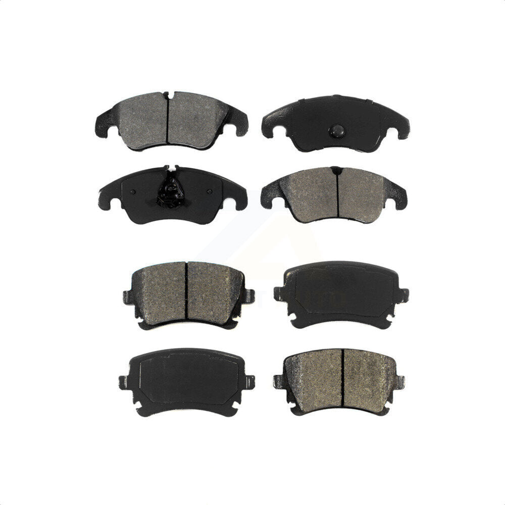 Front Rear Semi-Metallic Brake Pads Kit For Audi S4 S5 A4 allroad KSM-100555