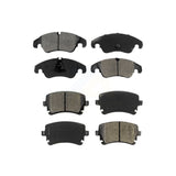 Front Rear Semi-Metallic Brake Pads Kit For Audi S4 S5 A4 allroad KSM-100555