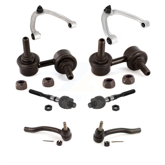 Front Suspension Control Arm And Ball Joint Assembly Steering Tie Rod End Stabilizer Bar Link Kit (8Pc) For INFINITI Q50 QX50 Q60 EX35 EX37 KTR-104444