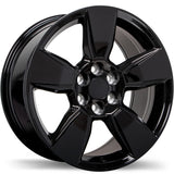 Replika Gloss Black R212 18x8.5 6x120mm +33 67.1mm BLK