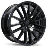 Replika Gloss Black R233 21x9.5 5x112mm +37 66.6mm BLK