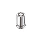 McGard Wheel Lock Nut Set - 4pk. (Tuner / Cone Seat) M12X1.5 / 13/16 Hex / 1.24in. Length - Chrome