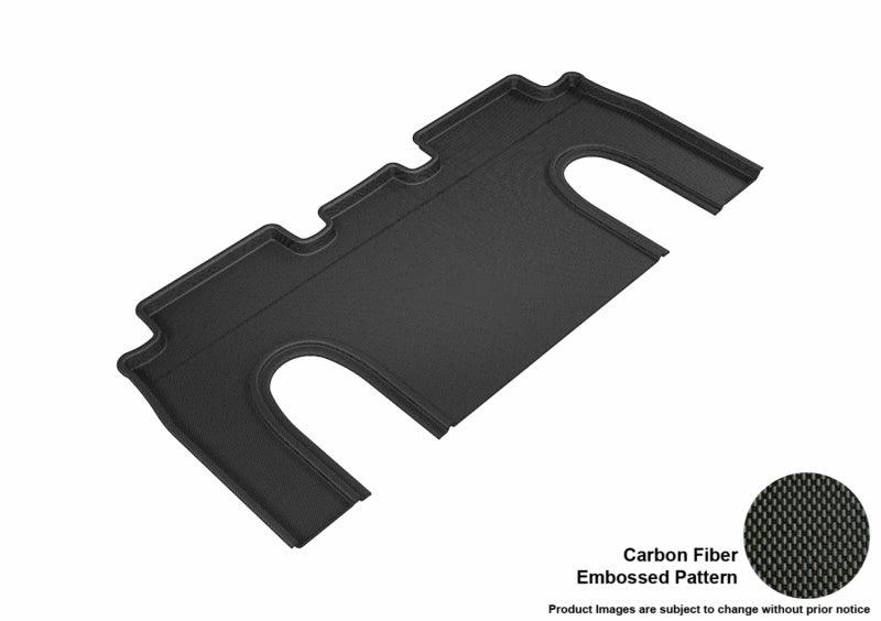 3D MAXpider 2016-2020 Tesla Model X 6-Seats Kagu 2nd Row Floormats - Black | Too Fast Autoparts | Order Online