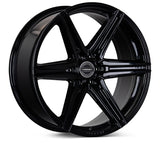 Vossen HF6-2 20x9.5 / 6x135 / ET15 / Deep Face / 87.1 - Gloss Black Wheel