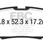 EBC 15+ Ford F150 2.7 Twin Turbo (2WD) Electric PB Extra Duty Rear Brake Pads