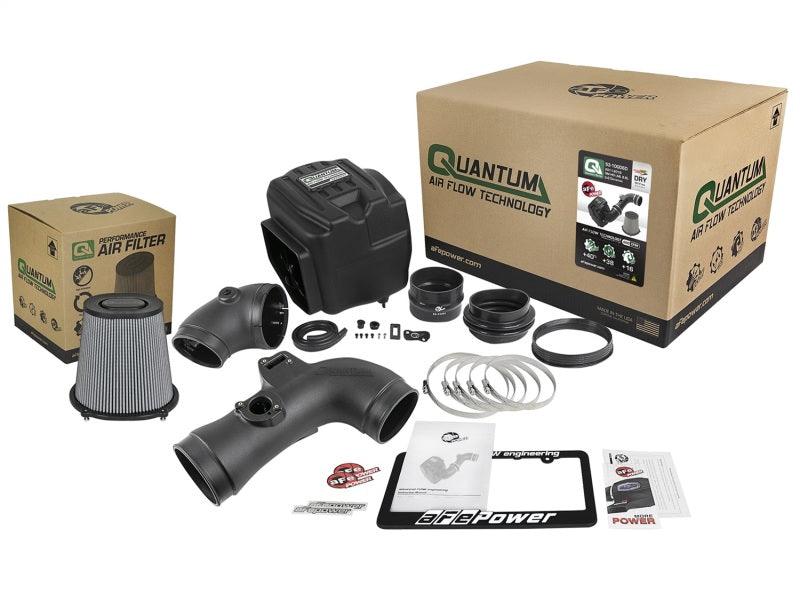 aFe Quantum Pro DRY S Cold Air Intake System 11-16 GM/Chevy Duramax V8-6.6L LML - Dry | Too Fast Autoparts | Order Online