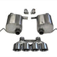 Corsa 2014-2019 Corvette C7 Coupe 6.2L V8 AT/MT 2.75in Valve-Back Dual Rear Exit Polished Xtreme Exh