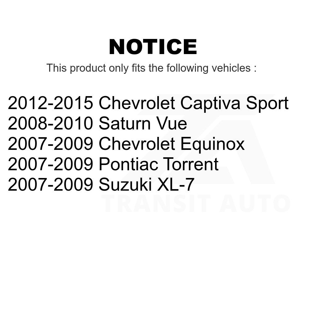 Rear Disc Brake Rotor GCR-580543 For Chevrolet Equinox Saturn Vue Captiva Sport Pontiac Torrent Suzuki XL-7