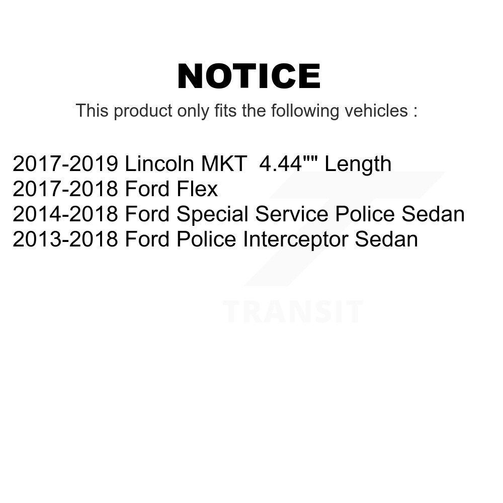 Front Suspension Control Arm And Tie Rod End Kit For Ford Police Interceptor Sedan Flex Lincoln MKT Special Service K72-101112