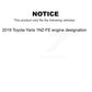 Air And Cabin Filters Kit For 2019 Toyota Yaris 1NZ-FE engine designation KFL-100911