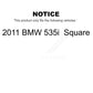 Air And Cabin Filters Kit For 2011 BMW 535i Square KFL-100912